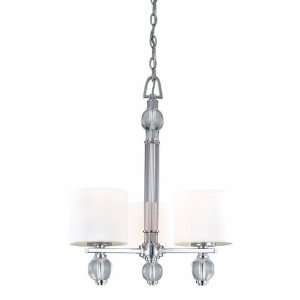   Polished Chrome Bentley 3 Light Chandelier from the Bentley Collection
