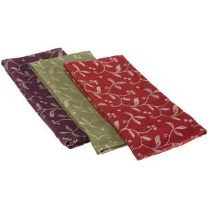 DII Berry Vine Jacquard Kitchen Towels, Set of 3 