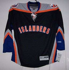 New York Islanders Rbk Premier 7185 3rd Black Alternate Jersey XL 