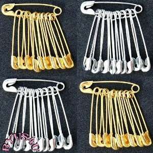 SAFETY PINS STEEL Size1 PLATED SAFETY PIN JEWELRY PATTERNS QUILTING 