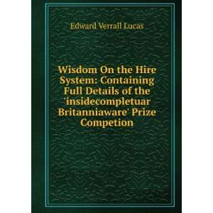  Wisdom On the Hire System Containing Full Details of the 
