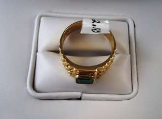Tested 18KT Yellow Gold Ladys Ring Size 10  