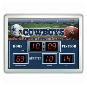    Dallas Cowboys Clock   14x19 Scoreboard