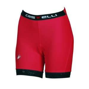 Castelli 2008 Womens Visio Cycling Short   Red   L7039 023:  
