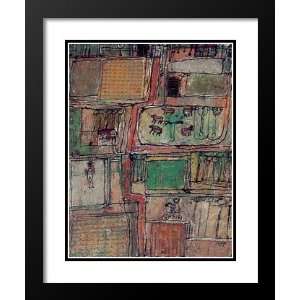 Jean Dubuffet Framed and Double Matted Art 33x41 Campagne Heureuse 