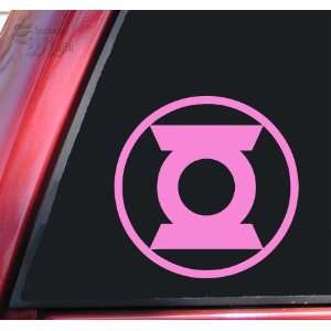  Green Lantern Symbol #2 Vinyl Decal Sticker   Pink 