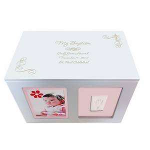  Personalized Baby Baptism Keepsake Memory Box: Baby