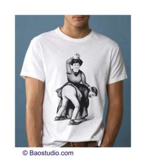 Spanking Time   Mens Graphic Pop Art T shirt weird  