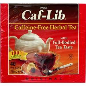 Caf lib Caffeine free Tea   Box (40 individually wrapped tea pouches 