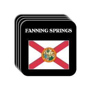 US State Flag   FANNING SPRINGS, Florida (FL) Set of 4 Mini Mousepad 