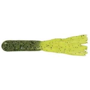 Mizmo Bass Tubes   5.5 Grandes Watermelon Chartreuse Tail   25ct 