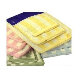 Luxury 3 Piece Bath Towel Set Color Yellow 