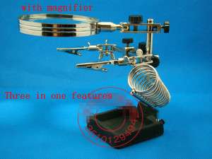 Newest BGA Chip repair station Holder Jig with magnifier Three 