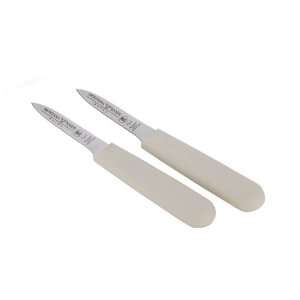  Montana Knife 3.25 Paring Knife with White Poly Handle 
