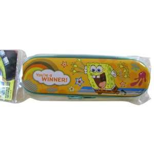  Spongebob Zipper Metal Pencil Case 