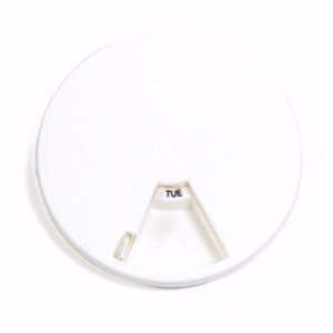  Bluecell White 7 Day Circle Shape Pill Case +Bluecell 