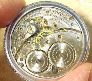 Waltham 1897 Antique Pocket Watch; AS IS 12s / 15 Jewels, Nickel Case 