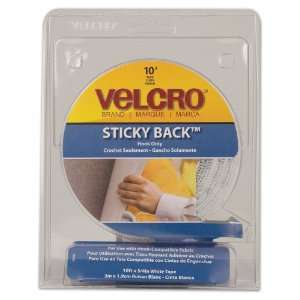  Velcro Sticky Back Tape Hook Only, 10 Feet x 3/4 Inches 