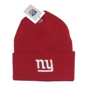  New York Giants NFL Team Apparel Red Classic Cuffed Knit Beanie Hat 