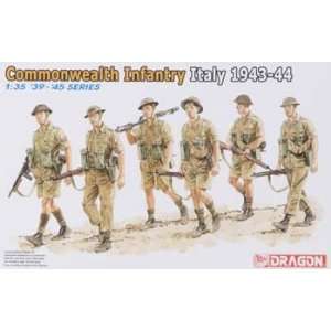   USA   1/35 Commonwealth Infantry Italy 43 (6) (Plastic Figure Mod