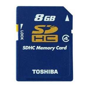  Toshiba 8GB Class 4 SD card   Made in Japan with 2 years 
