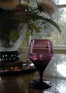 Bryce Minuet Amethyst Wine Glass  