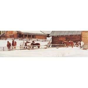 Wyoming Winter Morning   Rogue Simpson 40x12:  Home 