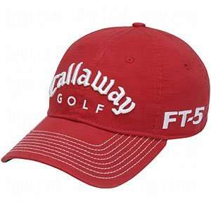  Callaway Tour Lo Pro Adjustable Cap (red): Sports 