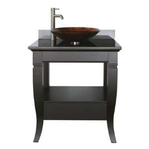   30 Vanity with Carrera White Marble Top and Sink