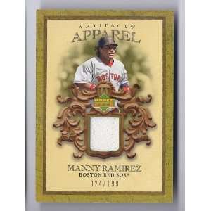   Apparel Game Used Jersey #MR Manny Ramirez Boston Red Sox #ed 24/199