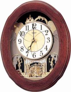 RHYTHM Nostalgia Legend Magic Motion Clock   4MH832WB06  