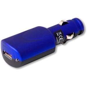   Blue Universal iPod Cell Phone Car Charger  Players & Accessories