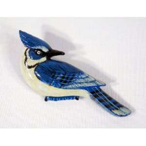   Pack Handpainted Blue Jay Bird Pin (Set Of 12)