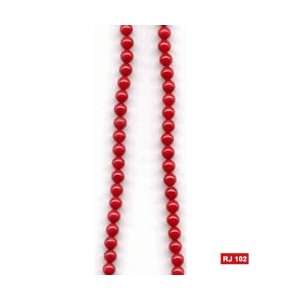  4mm Taiwan Red Coral Bead String 