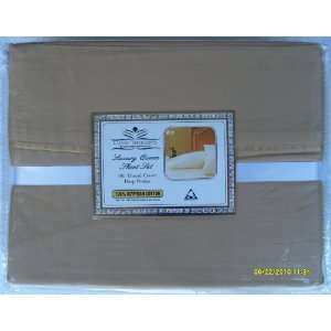  Queen Size 100% Egyptian Cotton Luxury Bedding Sheet Set 
