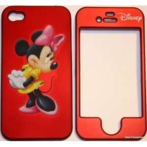  Minnie Mouse (Red) Apple iPhone 4 Faceplate Hard Cell 