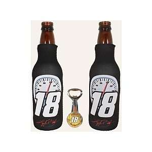   Kyle Busch Magnetic Bottle Opener and 2 Bottle Koozies Sports
