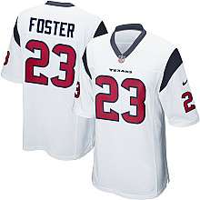 Mens Nike Houston Texans Arian Foster Game White Jersey   NFLShop
