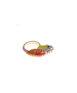null (Multi Col) Enamelled Toucan Ring  248689099  New Look