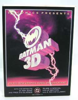 1990 Graphic Novel BATMAN 3D John Byrne w/ 3 D Glasses  