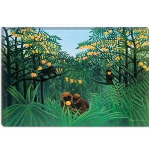  The Tropics by Henri Rousseau Canvas Painting Reproduction 
