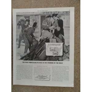   Clark)Original vintage 1940 Colliers Magazine Print Art.: Everything
