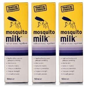  Mosquito Milk Insect Repellent   Qty 3   50ml Roll On 