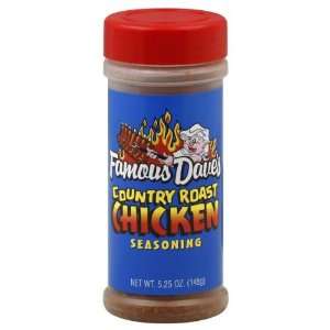 Famous Daves Seasoning Country Roast Chicken, 5.25 Ounce (Pack of 12)