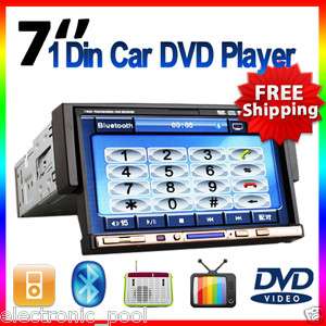Din In Dash Car Stereo Audio DVD Player RDS Radio  