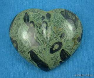 Large Kambaba Jasper Puffy Heart Carving Madagascar 01  