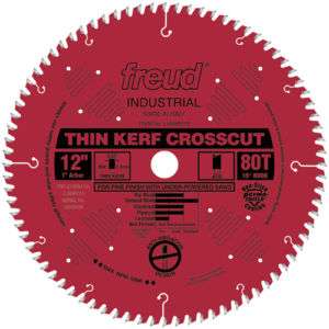 Freud LU88R012 12 Diameter X 80t ATB Thin Kerf Fine Fi  