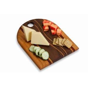    Crafted Multi Tone Wood Grain Cheese Board 12.25