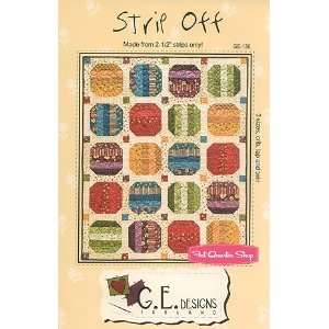  Strip Off Jelly Roll Quilt Pattern   G.E. Designs: Arts 