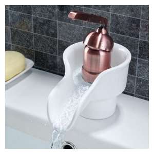   Copper Single Handle Centerset Bathroom Sink Faucet